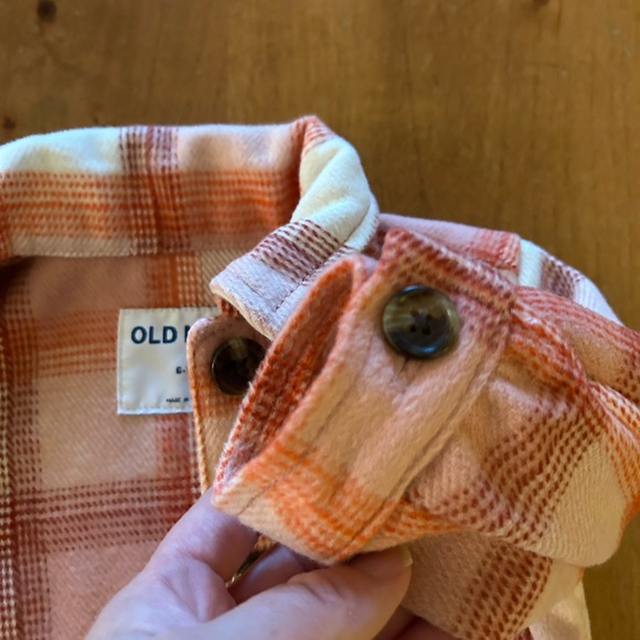 Old Navy Kids Checkered Blazer - Pink and Orange - Picture 7 of 9